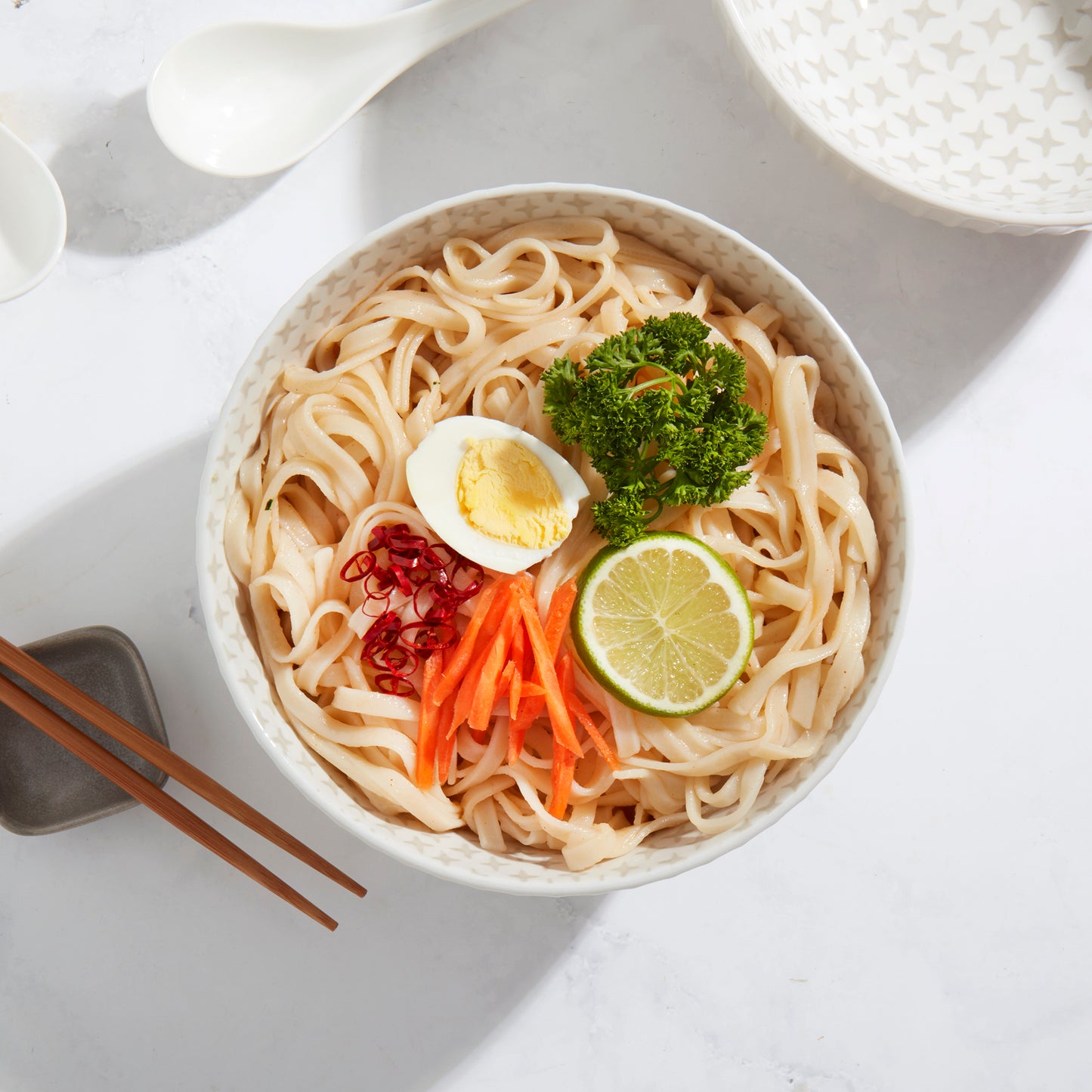 2-Piece 58oz. Ramen Bowl Set, Ivory Stars