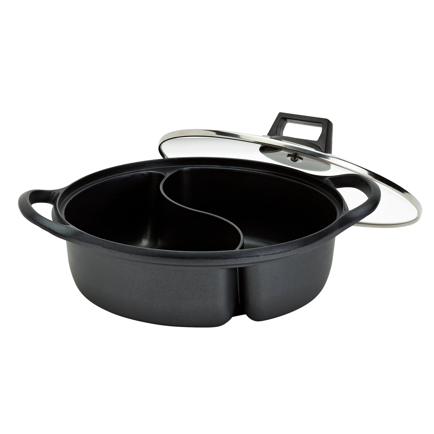 4.4 QT 2-Section Non-Stick Aluminum Hot Pot