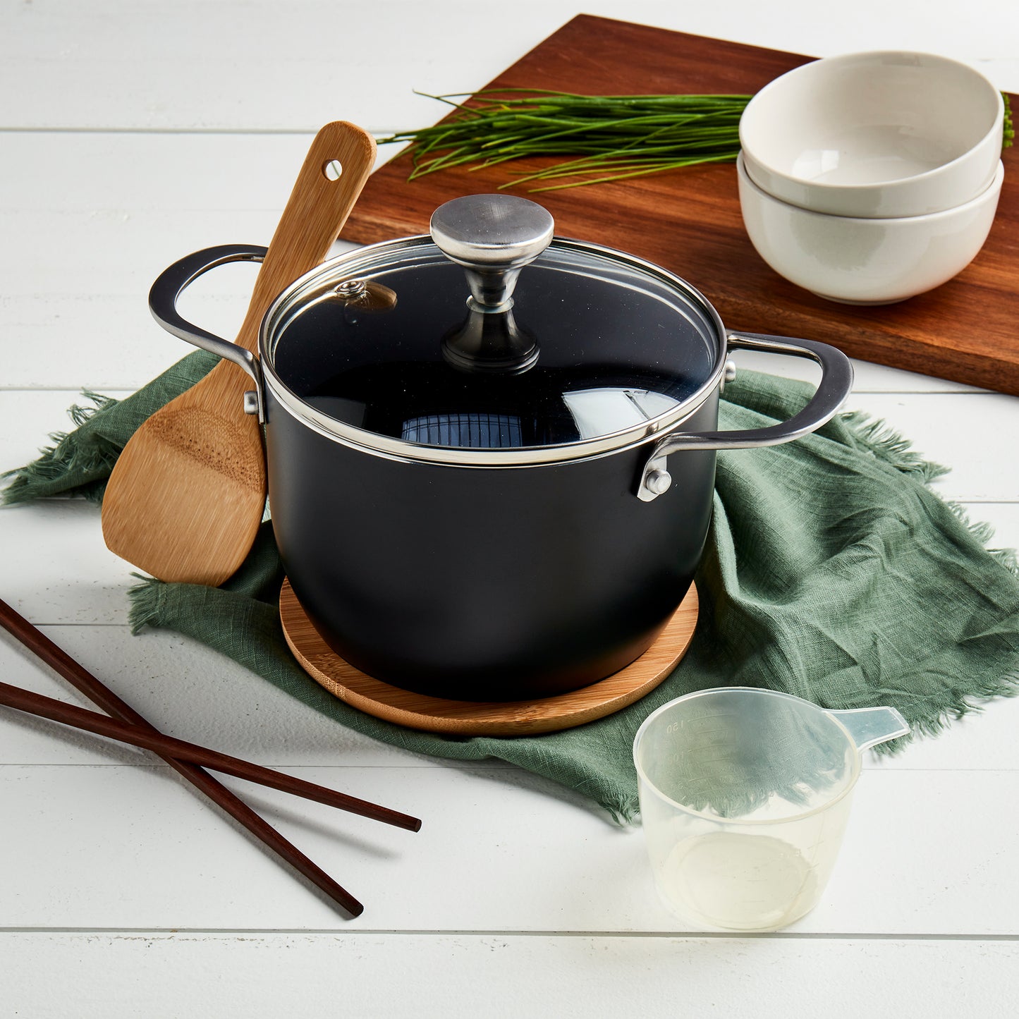 5-Piece 2 QT Non-Stick Aluminum Rice Cooker Set