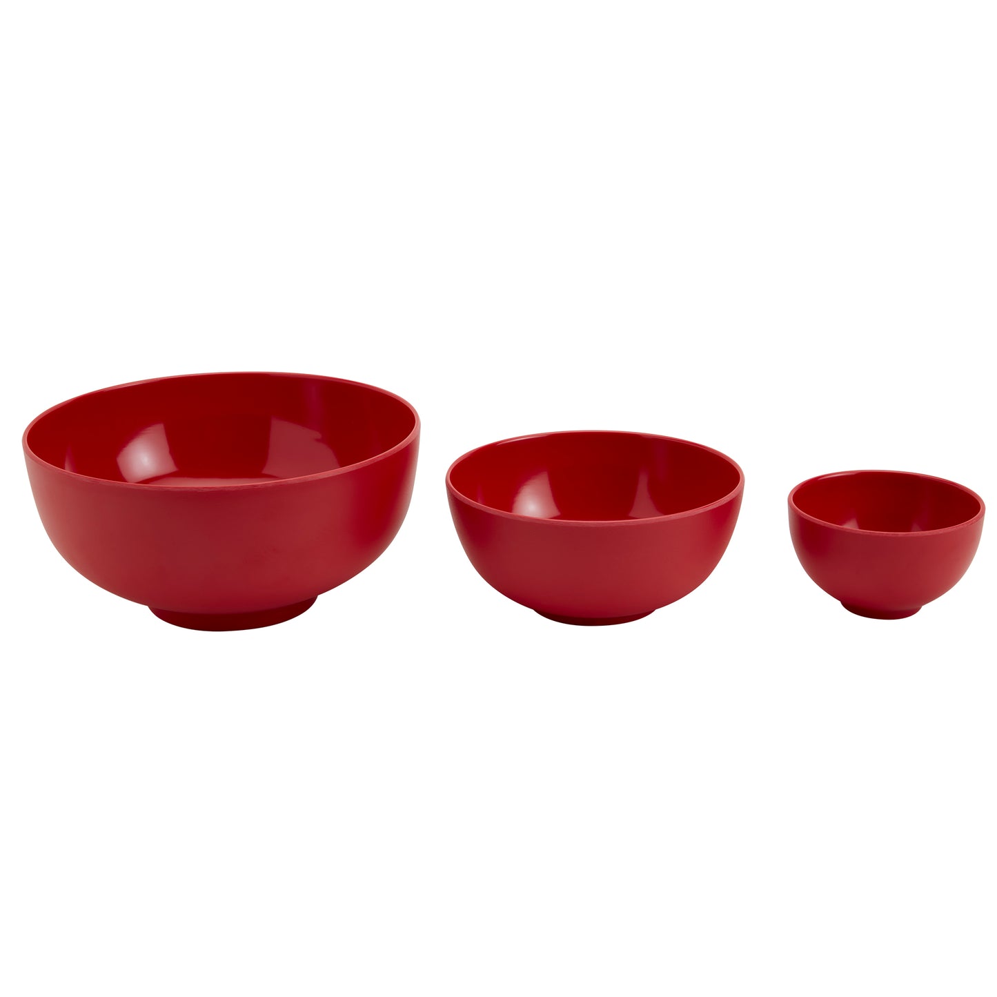 4-Piece Melamine Nesting Ramen Bowl Set with Plate/Lid